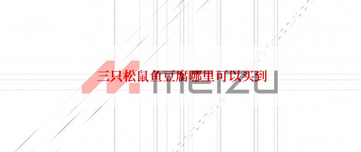  三只松鼠鱼豆腐哪里可以买到