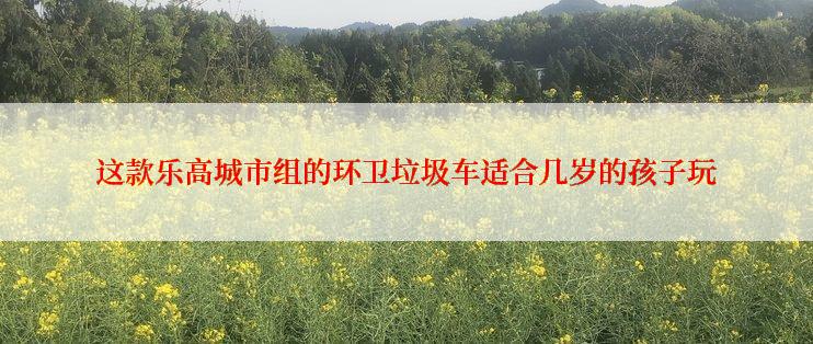 这款乐高城市组的环卫垃圾车适合几岁的孩子玩