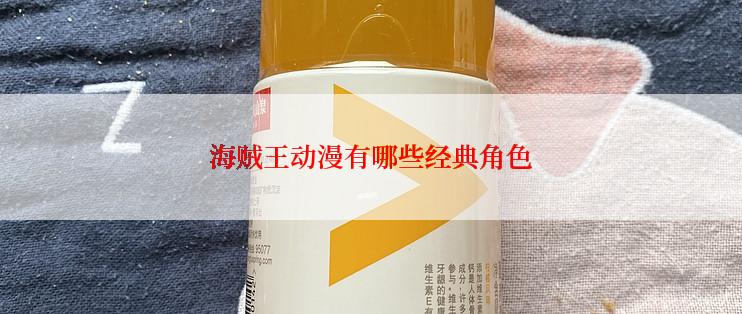 海贼王动漫有哪些经典角色
