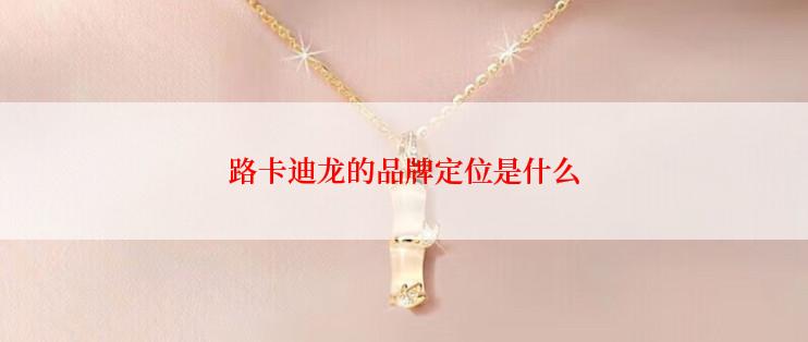 路卡迪龙的品牌定位是什么